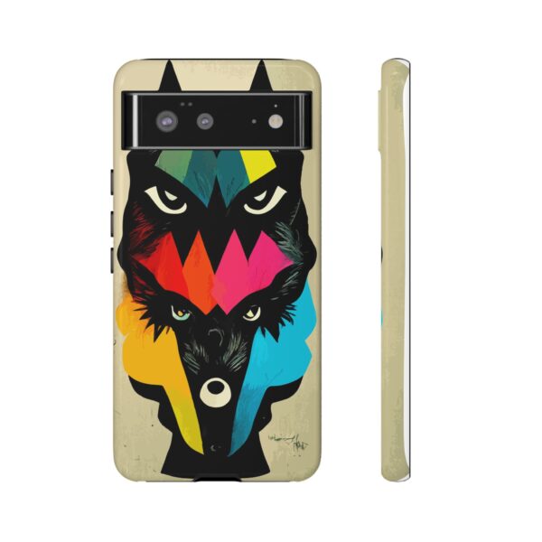 Rainbow Designs Wolf Head On Tough Cases Custom Phone Cases For iPhone Google Pixel and Samsung Series - Image 71