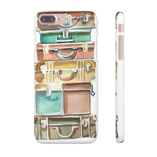 Suitcases stack Snap Cases Custom Phone Cases For Samsung Google Pixel and iPhone Lines - Image 19