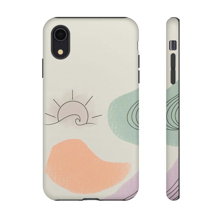 Rainbow Designs Sun Waves On Tough Cases Custom Phone Cases For iPhone Google Pixel and Samsung Series - Image 8