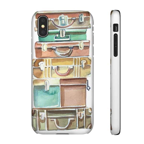 Suitcases stack Snap Cases Custom Phone Cases For Samsung Google Pixel and iPhone Lines - Image 11