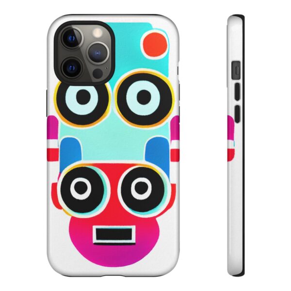 Rainbow Designs Robot On Tough Cases Custom Phone Cases For iPhone Google Pixel and Samsung Series - Image 37