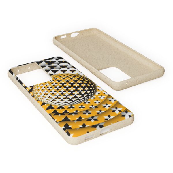 Yellow Gold Sphere Biodegradable Cases For iPhone and Samsung - Image 136