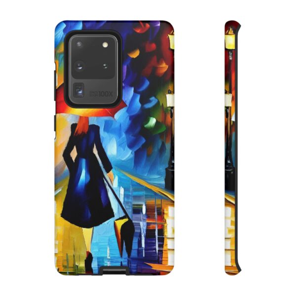 Rainbow Designs Woman With Umbrella On Tough Cases Custom Phone Case For iPhone and Samsung Series - Image 28