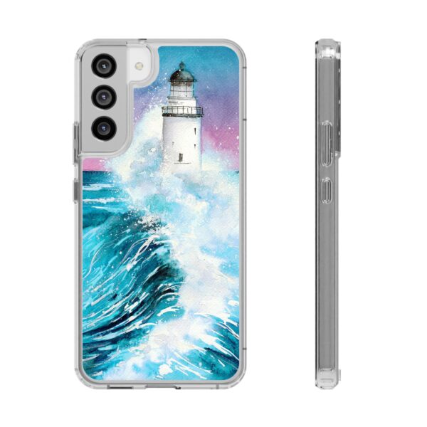 Crashing Waves Clear Case 🌊 for the enchanting iPhone 14! 📱✨ - Image 46