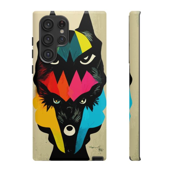 Rainbow Designs Wolf Head On Tough Cases Custom Phone Cases For iPhone Google Pixel and Samsung Series - Image 93