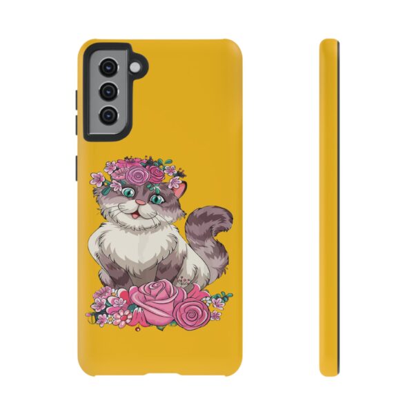 Rainbow Designs Cute Cat On Tough Cases Custom Phone Cases For iPhone Google Pixel and Samsung Series - Image 61