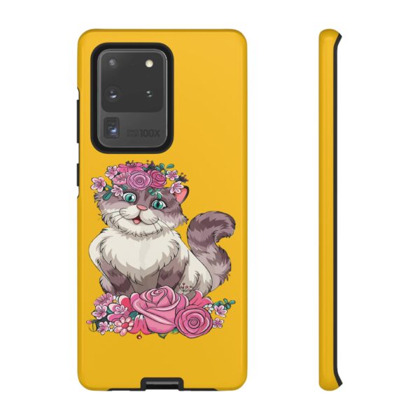 Rainbow Designs Cute Cat On Tough Cases Custom Phone Cases For iPhone Google Pixel and Samsung Series - Image 27