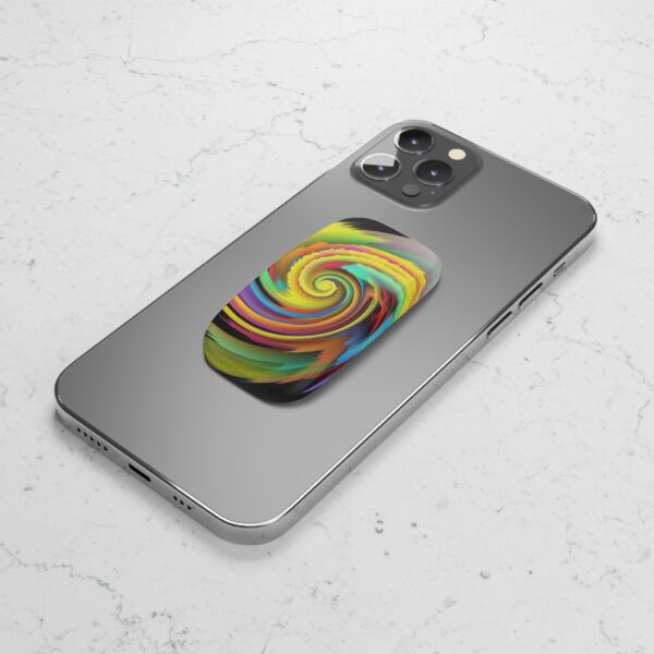 Rainbow Designs On Phone Click-On Grip For Custom Phone Case - Image 8