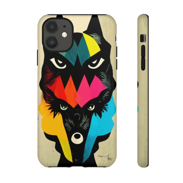 Rainbow Designs Wolf Head On Tough Cases Custom Phone Cases For iPhone Google Pixel and Samsung Series - Image 20