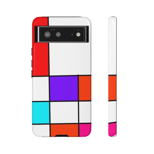 Rainbow Designs Mondrian Art On Tough Cases Custom Phone Cases For iPhone Google Pixel and Samsung Series - Image 71