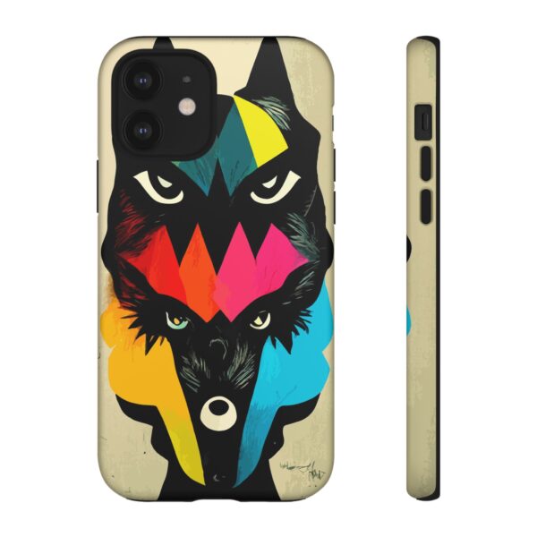 Rainbow Designs Wolf Head On Tough Cases Custom Phone Cases For iPhone Google Pixel and Samsung Series - Image 34