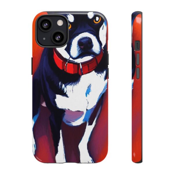 Rainbow Designs Dog Portrait On Tough Cases Custom Phone Cases For iPhone Google Pixel and Samsung Series. - Image 39