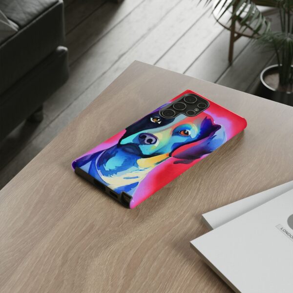 Rainbow Designs Dog Portrait On Tough Cases Custom Phone Cases For iPhone Google Pixel and Samsung Series - Image 92