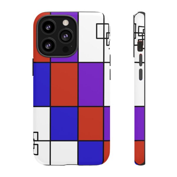 Rainbow Designs Mondrian Art On Tough Cases Custom Phone Cases For iPhone Google Pixel and Samsung Series - Image 49