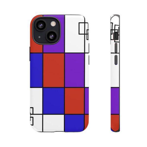 Rainbow Designs Mondrian Art On Tough Cases Custom Phone Cases For iPhone Google Pixel and Samsung Series - Image 45