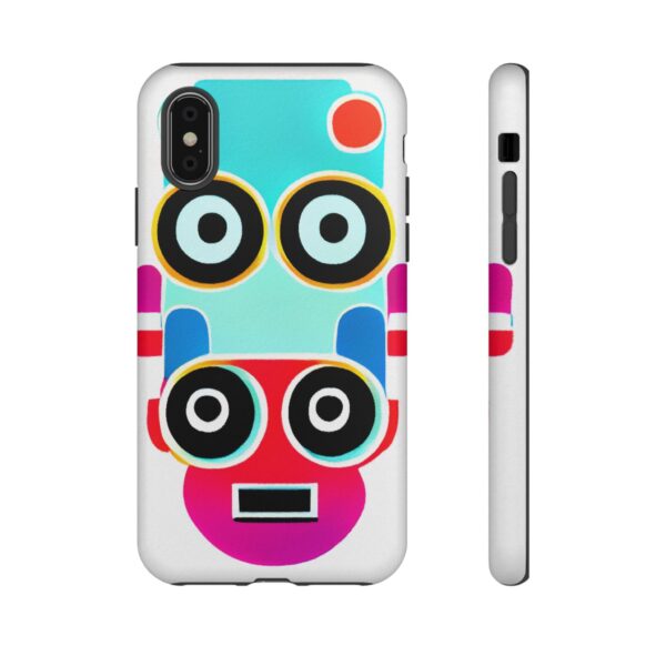 Rainbow Designs Robot On Tough Cases Custom Phone Cases For iPhone Google Pixel and Samsung Series - Image 10