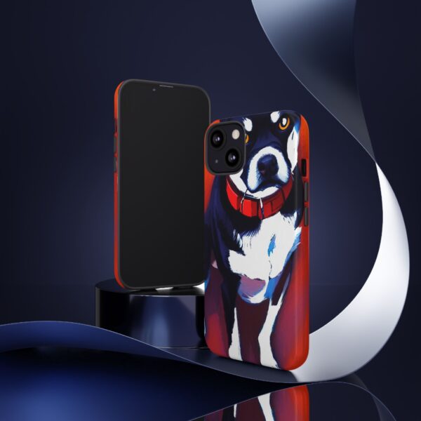 Rainbow Designs Dog Portrait On Tough Cases Custom Phone Cases For iPhone Google Pixel and Samsung Series. - Image 40