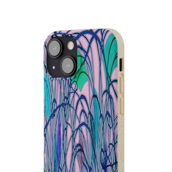 Curved Striped Pattern Biodegradable Cases For IPhone & Samsung  🌿 - Image 75