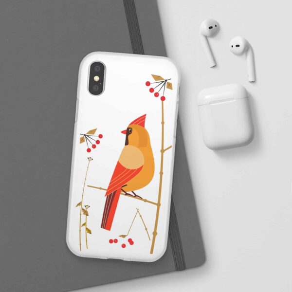 Rainbow Designs Red Cardinal Female On Flexi Cases Custom Phone Cases For iPhone and Samsung Series - Image 9