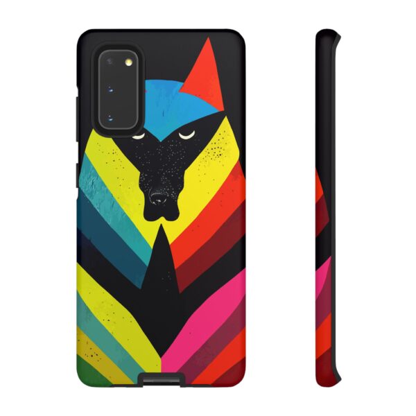 Rainbow Designs Wolf Head On Tough Cases Custom Phone Cases For iPhone Google Pixel and Samsung Series. - Image 26