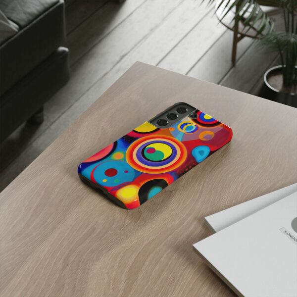 Rainbow Designs Circles in Circles On Tough Cases Custom Phone Cases For iPhone Google Pixel and Samsung Series - Image 84