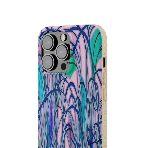 Curved Striped Pattern Biodegradable Cases For IPhone & Samsung  🌿 - Image 79