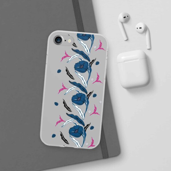 Rainbow Designs Blue Poppies On Flexi Cases Custom Phone Cases For iPhone and Samsung Series - Image 12