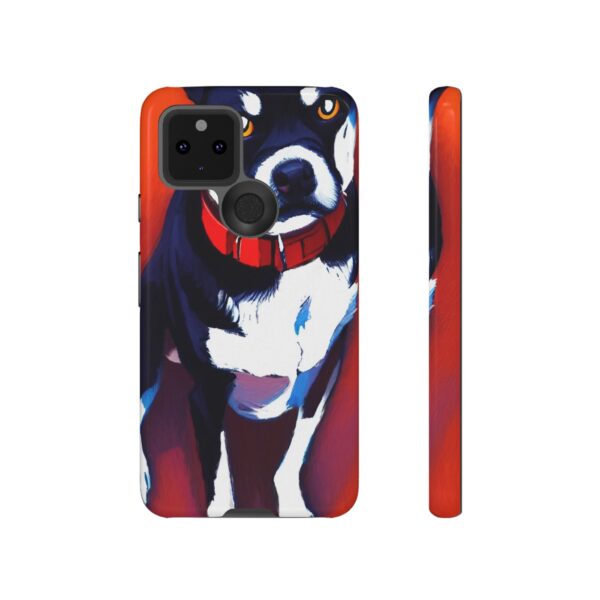 Rainbow Designs Dog Portrait On Tough Cases Custom Phone Cases For iPhone Google Pixel and Samsung Series. - Image 67