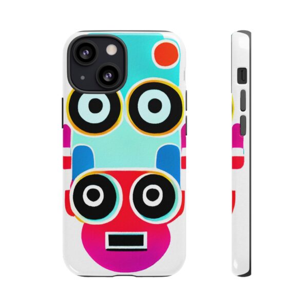 Rainbow Designs Robot On Tough Cases Custom Phone Cases For iPhone Google Pixel and Samsung Series - Image 43