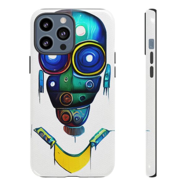 Rainbow Designs Robot On Tough Cases Custom Phone Cases For iPhone Google Pixel and Samsung Series - Image 27