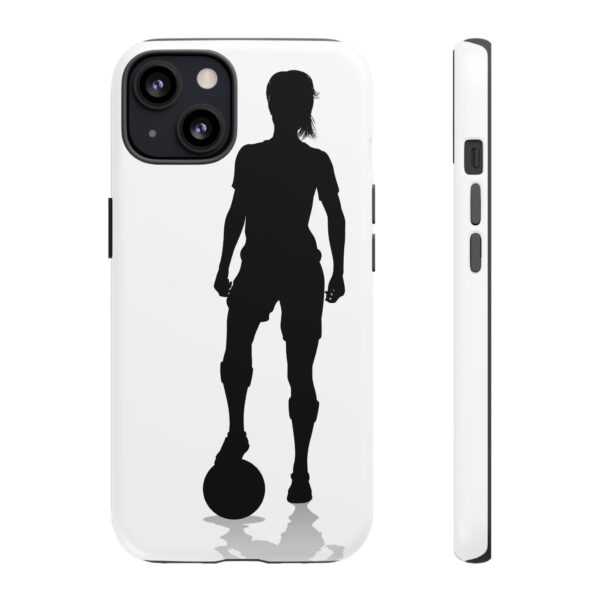 Silhouette Football Player Women Tough Cases Custom Phone Cases For iPhone Google Pixel and Samsung Series - Image 35