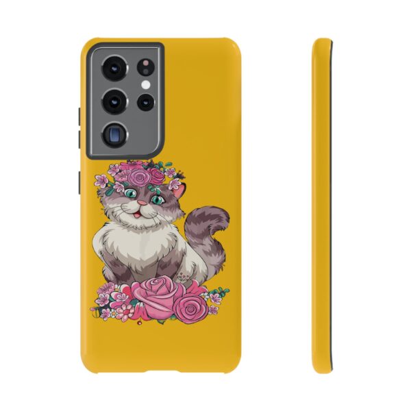 Rainbow Designs Cute Cat On Tough Cases Custom Phone Cases For iPhone Google Pixel and Samsung Series - Image 63