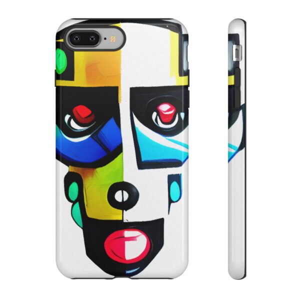 Rainbow Designs Robot On Tough Cases Custom Phone Cases For iPhone Google Pixel and Samsung Series - Image 3