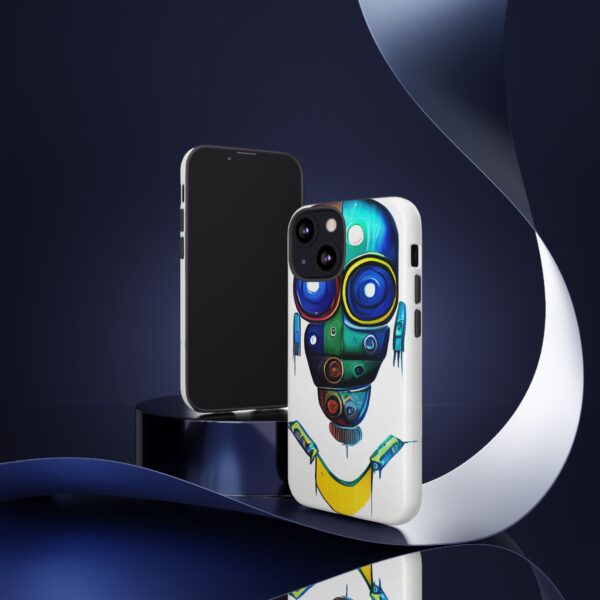 Rainbow Designs Robot On Tough Cases Custom Phone Cases For iPhone Google Pixel and Samsung Series - Image 22