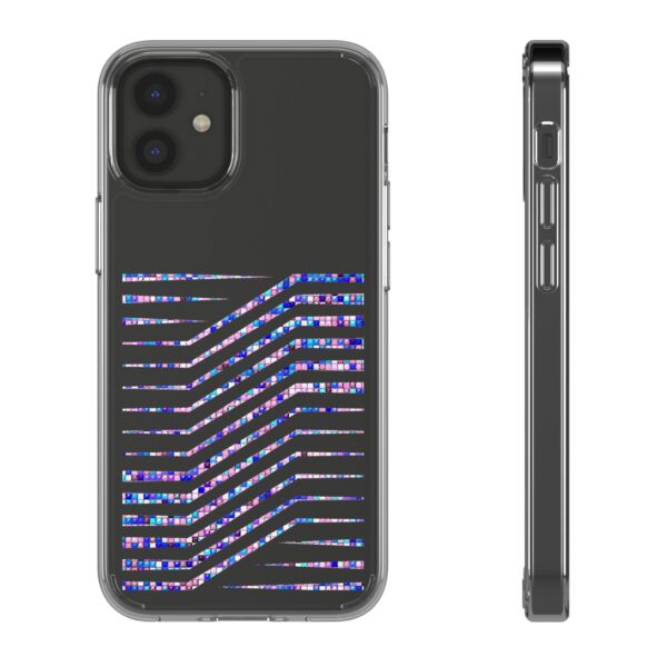 Rainbow Designs On Clear Cases For iPhone and Samsung