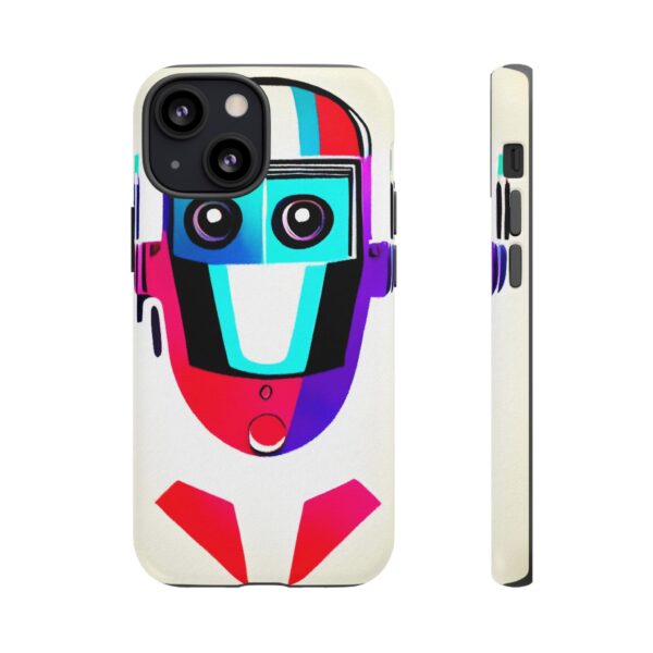 Rainbow Designs Robot On Tough Cases Custom Phone Cases For iPhone Google Pixel and Samsung Series - Image 45