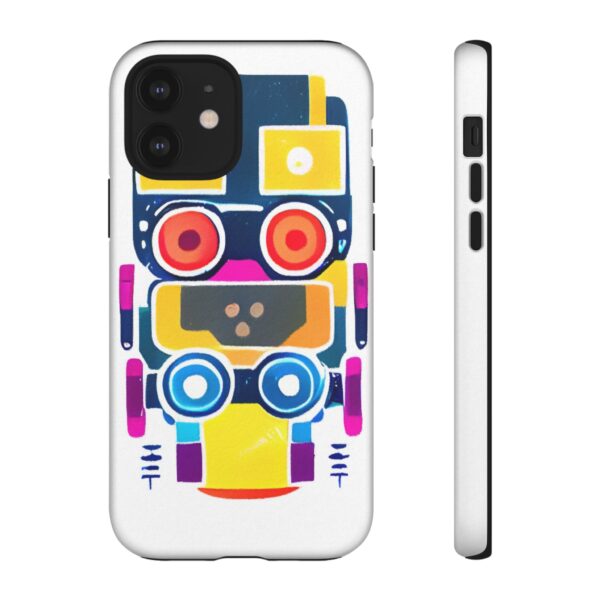 Rainbow Designs Robot On Tough Cases Custom Phone Cases For iPhone Google Pixel and Samsung Series - Image 34