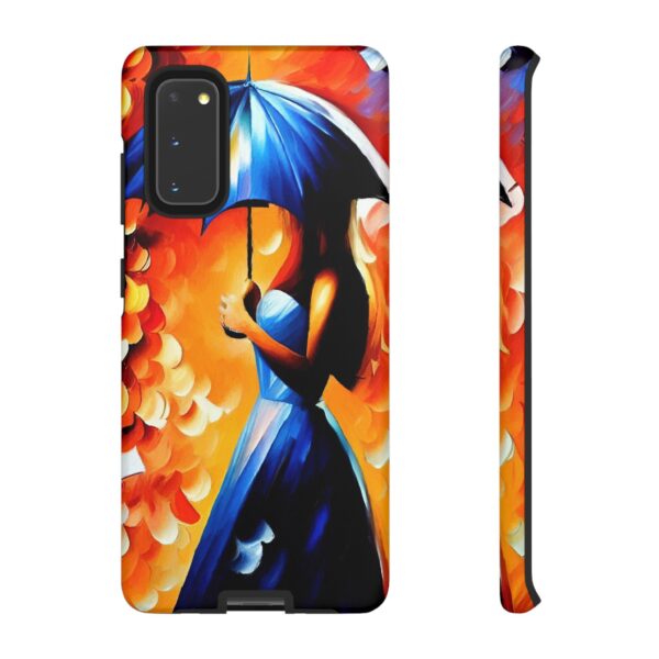 Rainbow Designs Woman With Umbrella On Tough Cases Custom Phone Case For iPhone and Samsung Series - Image 26