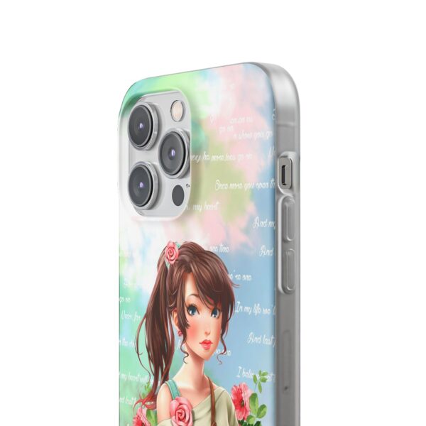 Girl With Flowers Flexi Cases for Samsung and iPhone - Image 210