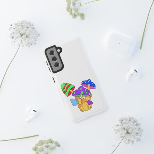 Rainbow Designs Mushrooms On Tough Cases Custom Phone Cases For iPhone and Samsung Series. - Image 58