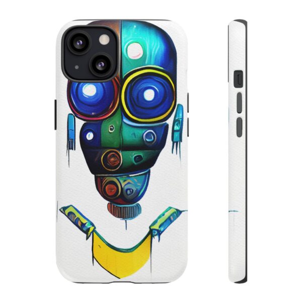 Rainbow Designs Robot On Tough Cases Custom Phone Cases For iPhone Google Pixel and Samsung Series - Image 17