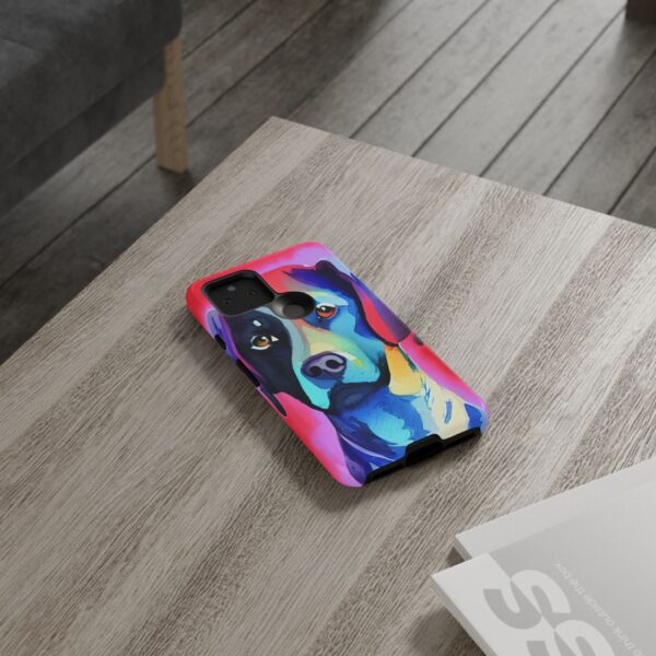 Rainbow Designs Dog Portrait On Tough Cases Custom Phone Cases For iPhone Google Pixel and Samsung Series - Image 68