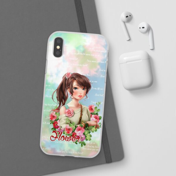 Girl With Flowers Flexi Cases for Samsung and iPhone - Image 101