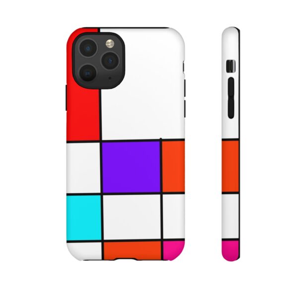 Rainbow Designs Mondrian Art On Tough Cases Custom Phone Cases For iPhone Google Pixel and Samsung Series - Image 22