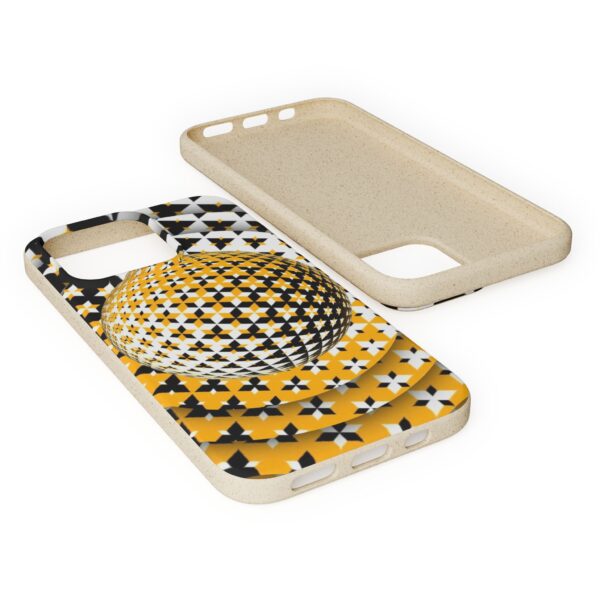 Yellow Gold Sphere Biodegradable Cases For iPhone and Samsung - Image 96