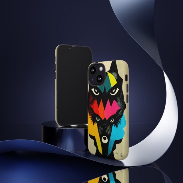 Rainbow Designs Wolf Head On Tough Cases Custom Phone Cases For iPhone Google Pixel and Samsung Series - Image 46