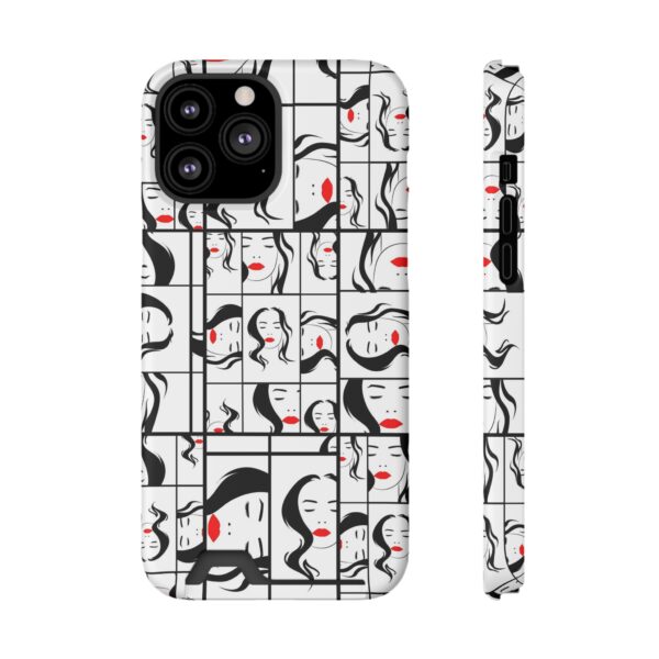 Rainbow Designs Womens Pattern On Phone Case With Card Holder Custom Phone Cases For iPhone and Samsung - Image 133