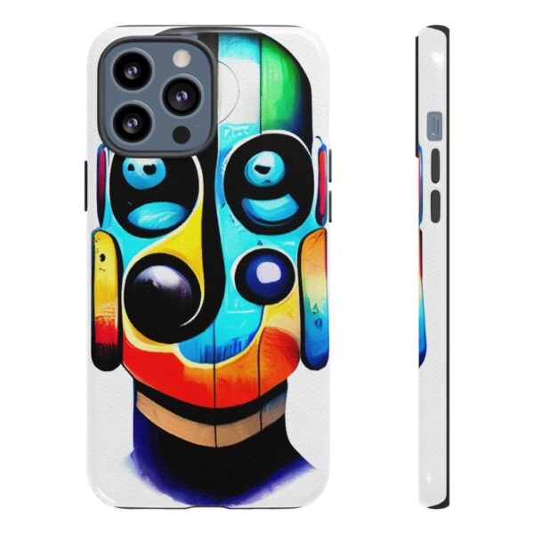 Rainbow Designs Robot On Tough Cases Custom Phone Cases For iPhone Google Pixel and Samsung Series - Image 51