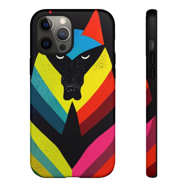 Rainbow Designs Wolf Head On Tough Cases Custom Phone Cases For iPhone Google Pixel and Samsung Series. - Image 38