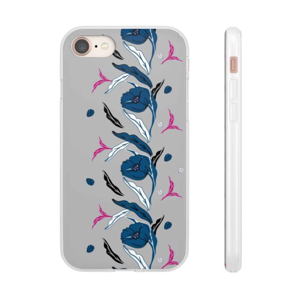 Rainbow Designs Blue Poppies On Flexi Cases Custom Phone Cases For iPhone and Samsung Series - Image 95